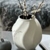 Kyoto vase - soft wave, lys sand