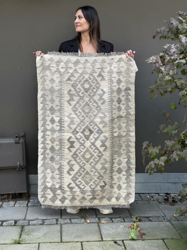 Kilim teppe 82x123cm Raw Natural