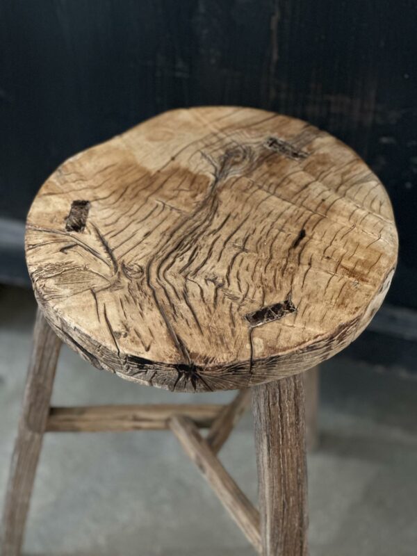 Stool round vintage