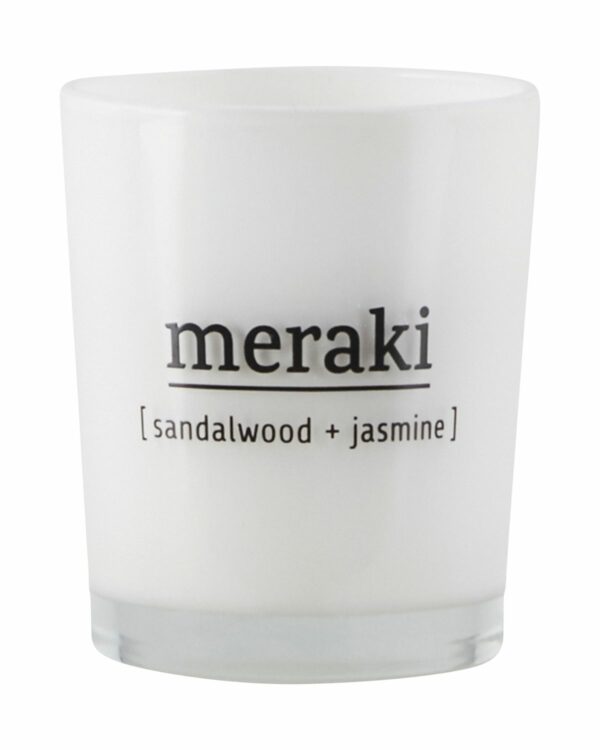 Meraki duftlys Sandalwood+Jasmin h10,5 d8