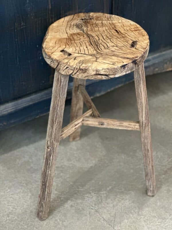 Stool round vintage - Bilde 2