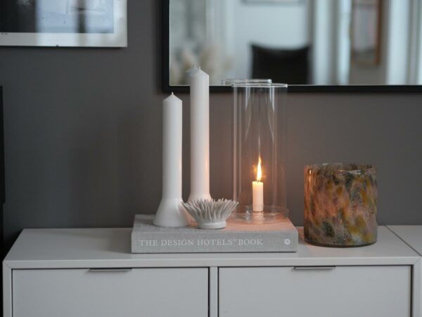 Glasslykt kronelys d12 h29 - Bilde 3
