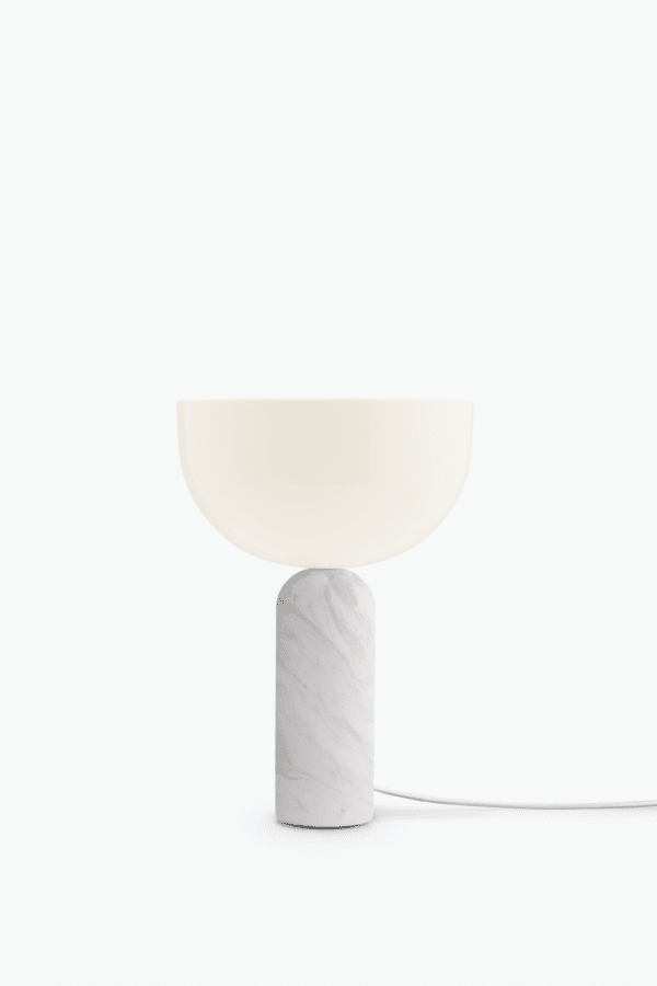 Kizu hvit marmor bordlampe. Small