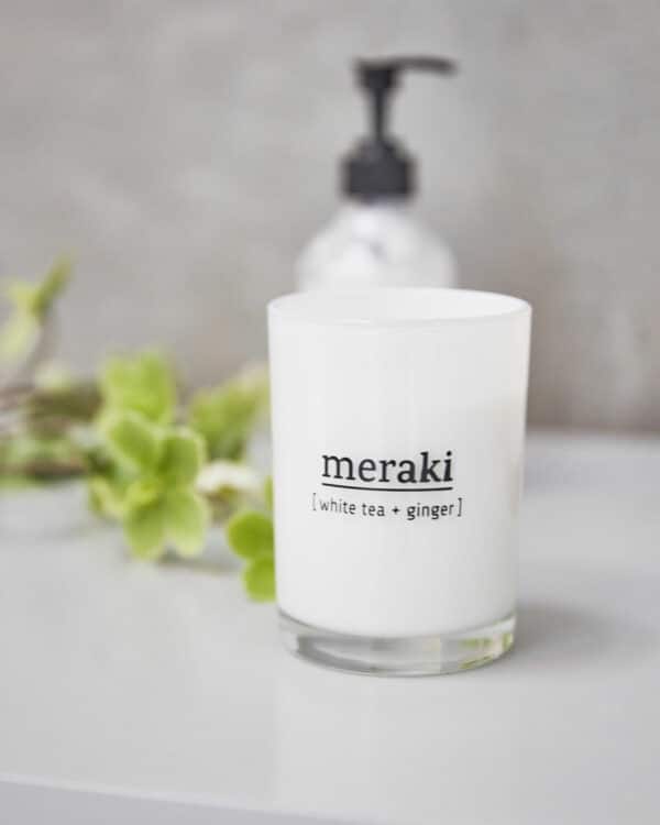 Meraki duftlys White tea+Ginger h6,7 d5,5