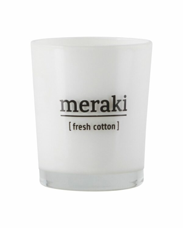 Meraki duftlys Fresh Cotton h10,5 d8