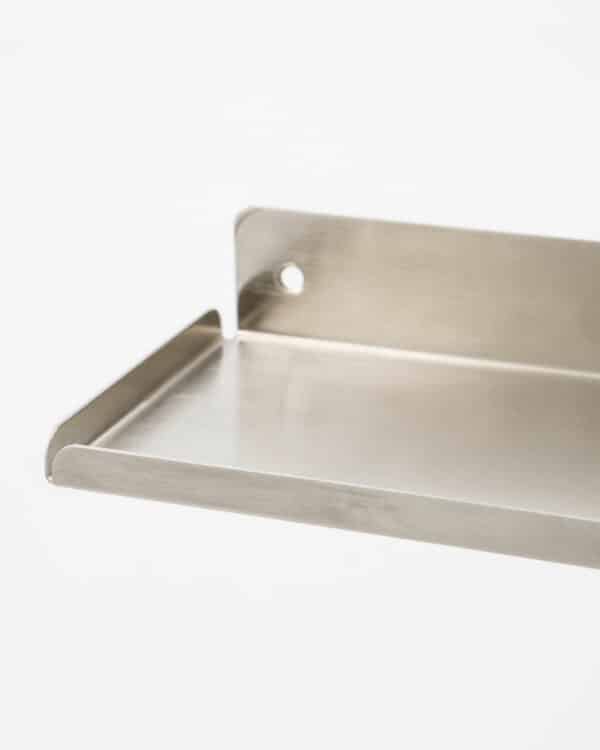 Ledge hylle, Brushed silver, 80x11,5cm, h.:4cm - Bilde 2