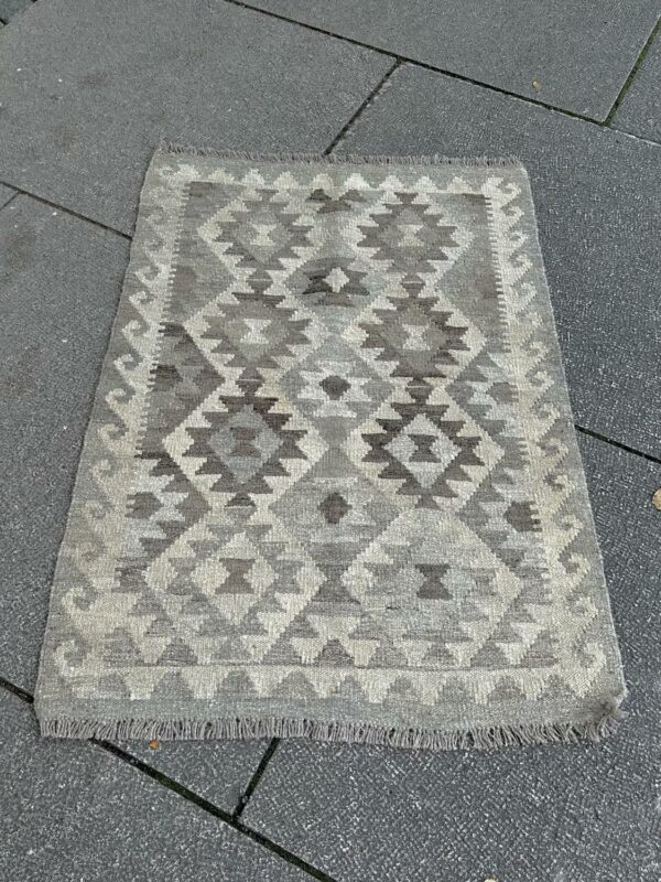 Kilim teppe 84x115cm Raw Natural - Bilde 2