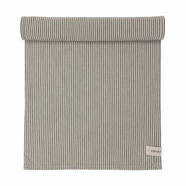 Løper m/striper 45x150 Grønn/Beige - Bilde 4