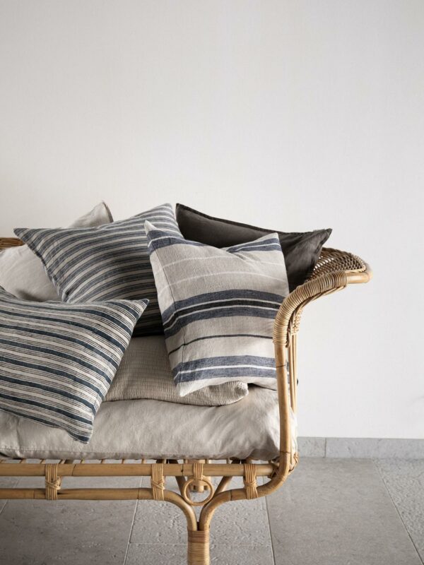 Carla putetrekk 50x50 Denim stripe - Bilde 2