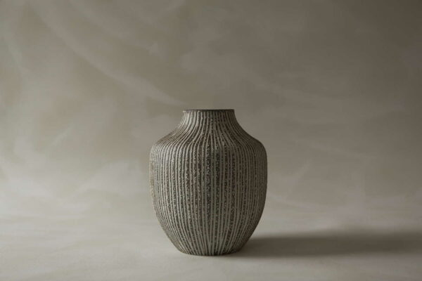 Kyoto vase - Stonestripe brun