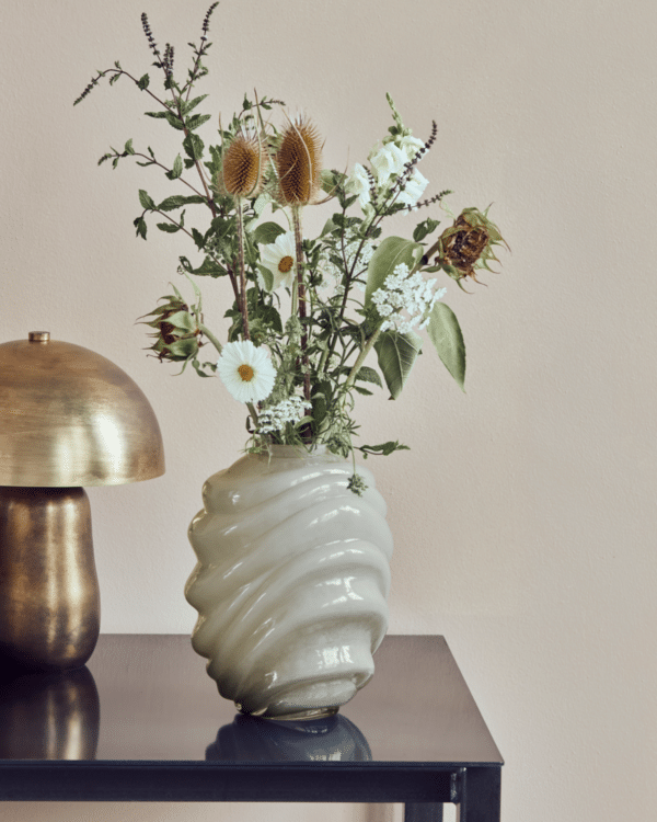 Desert vase, light grey