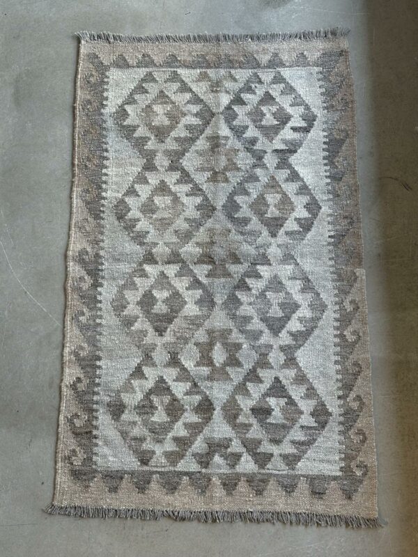 Kilim teppe 76x124cm Raw Natural - Bilde 2