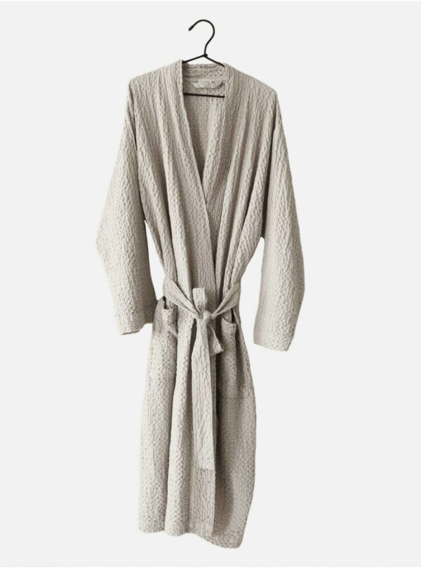 Santo morgenkåpe S/M - Beige - Bilde 3