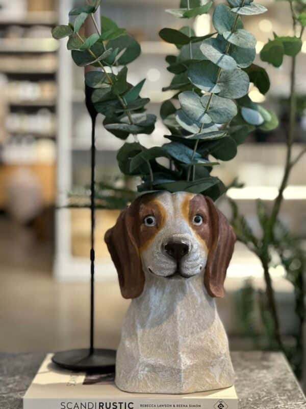 Dog vase