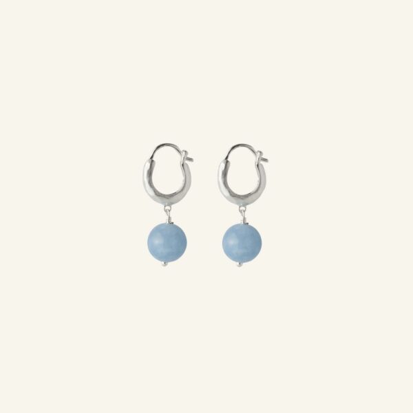 Blue sky earrings sølv