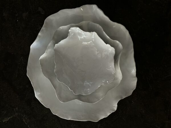 Claire hvitt fat, medium - Bilde 3