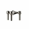 STOFF lysestake svart chrome