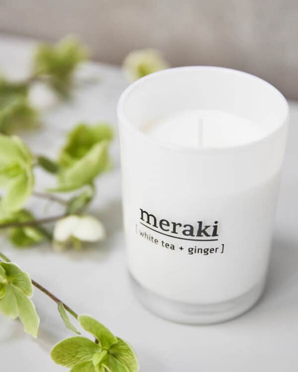 Meraki duftlys White tea+Ginger h10,5 d8