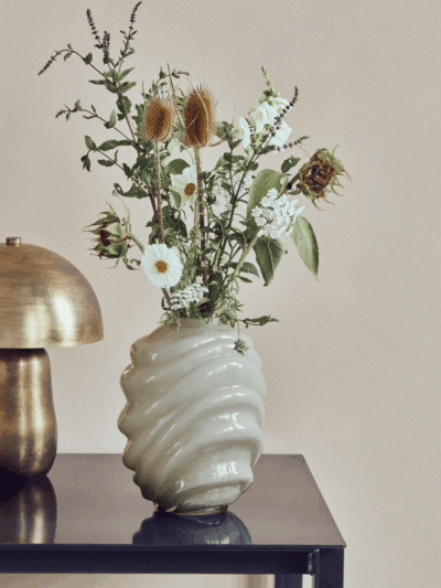 Desert vase, light grey