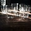 Venezia glass m/ amber prikker