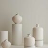New Bottle vase small - SandWhite - Bilde 2