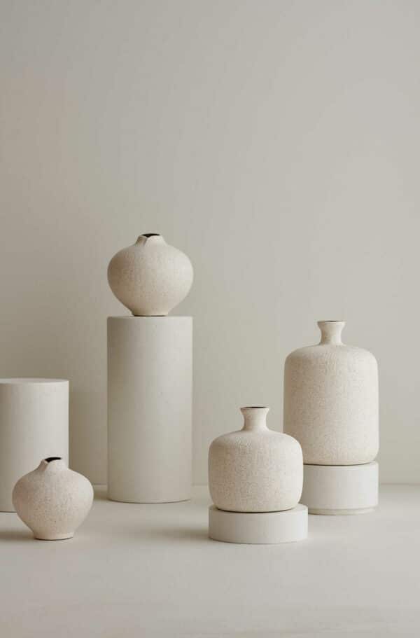 New Bottle vase small - SandWhite - Bilde 2