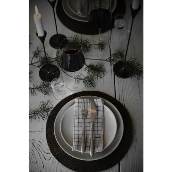 Linserviett 2pk 40x40 m/striper - Bilde 3