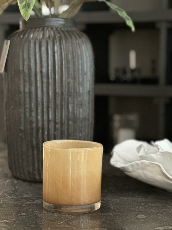 Nilla glasslykt sand - 10cm