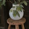 Glassvase h25 - hvit