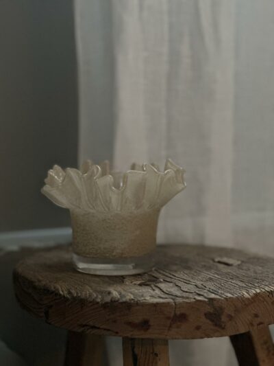 Loa lysestake 14cm Beige