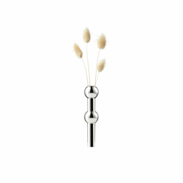 Vase til lysestake chrome