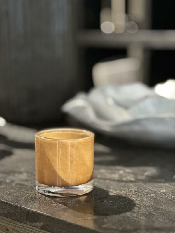 Nilla glasslykt sand - 8cm