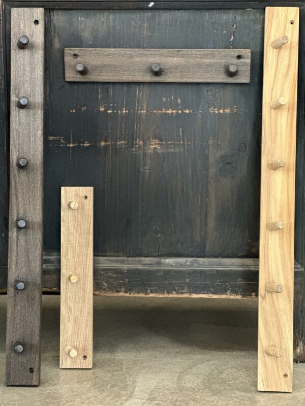 Knaggrekke 6 kroker - teak - Bilde 2