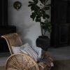 Melvin putetrekk 50x50cm, Taupe stripe - Bilde 2
