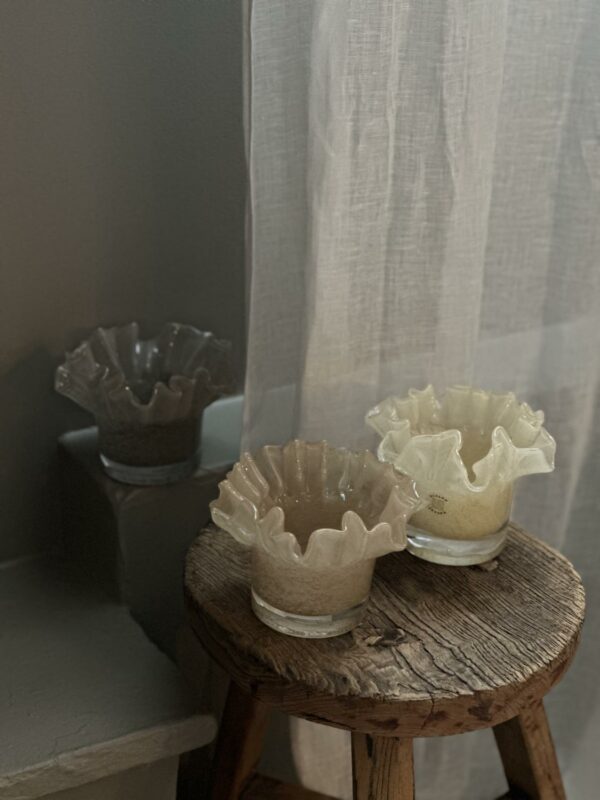 Loa lysestake 14cm Beige - Bilde 2