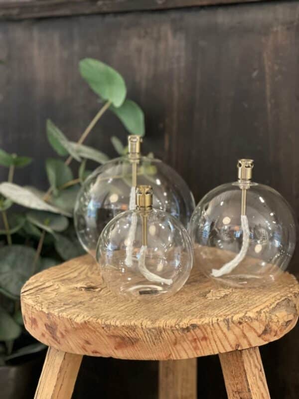 Oljelampe Ball medium gull - Bilde 2