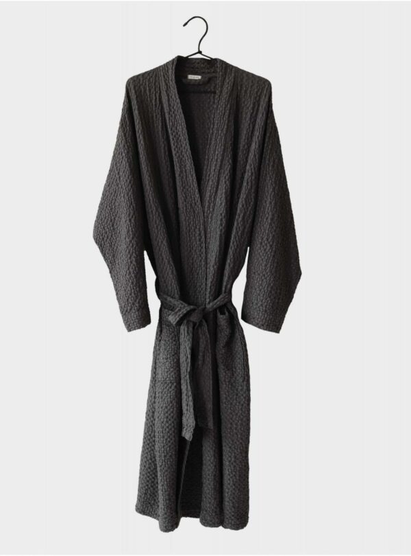 Santo morgenkåpe L/XL - Charcoal - Bilde 2