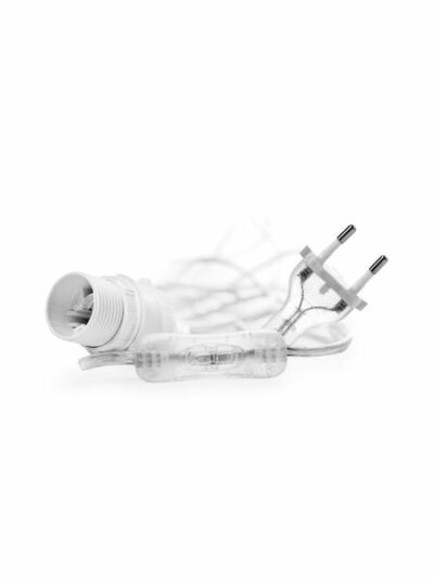 Cable 5 m transparent with switch