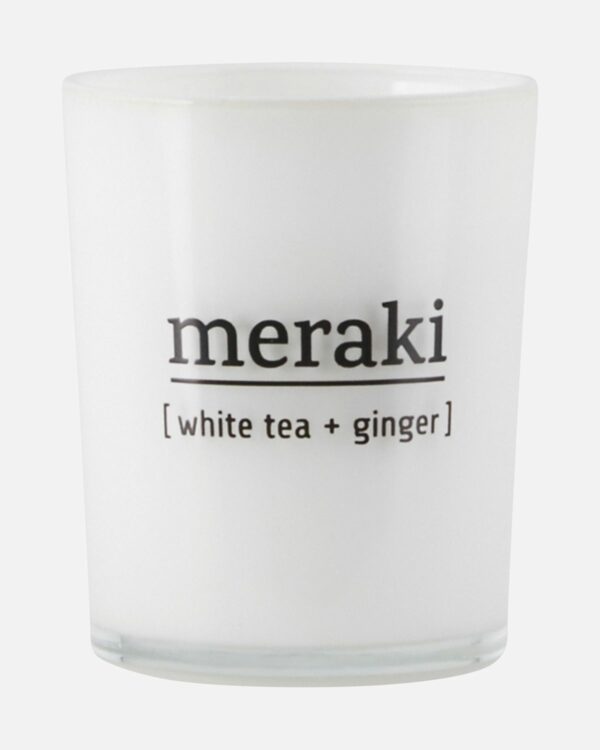 Meraki duftlys White tea & Ginger h6,7 d5,5
