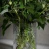 Glassvase med mønster