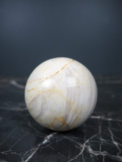 Marmor ball, hvit