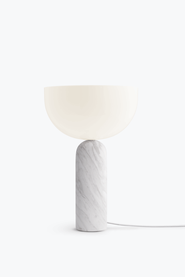 Kizu hvit marmor bordlampe. Large - Bilde 3