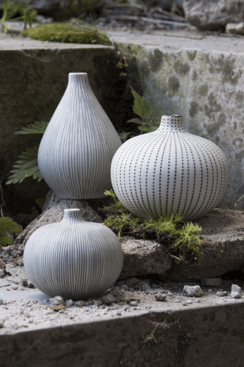 Bari vase medium - Grå