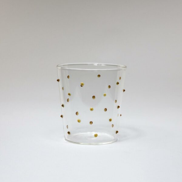 Venezia glass m/ amber prikker - Bilde 2