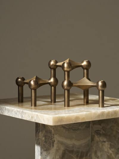 STOFF lysestake bronse