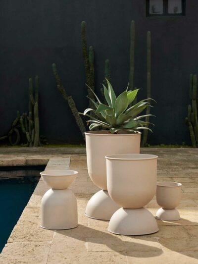 Hourglass pot m Cashmere